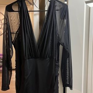 Black dress from Fashion Nova